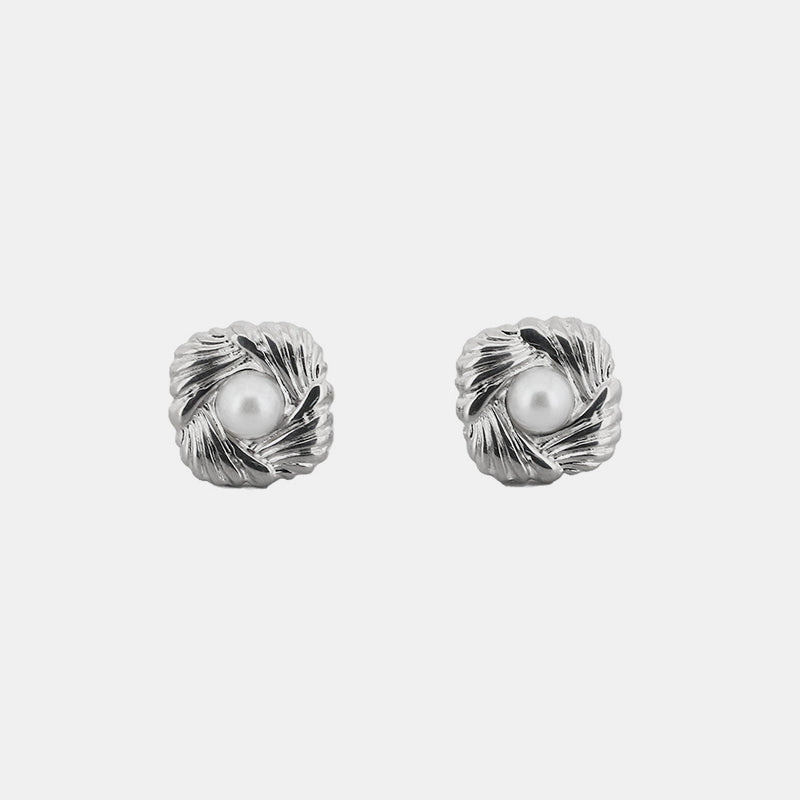 Stainless Steel Geometric Stud Earrings