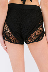 Full Size Tied Lace Swim Bottoms